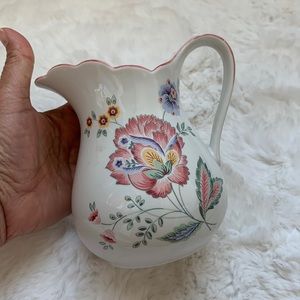 Vintage St Michae small water pitcher, can be used as a vase.